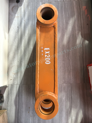 8076541 Ex200 Hitachi Excavator Bucket Link เหล็กสีส้ม H Link