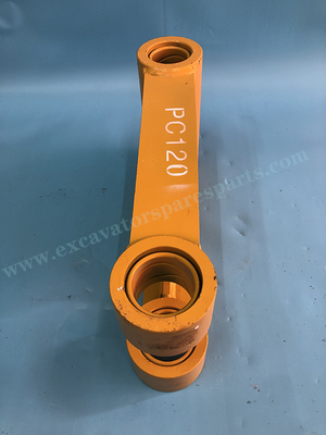 8076541 PC120 Komatsu Excavator Linkage เหล็กสีส้ม H Link